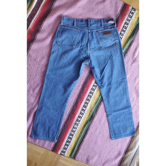 Vintage Wrangler Jeans Mens Full Fit 910Den 34x28.5 USA - Picture 3 of 6